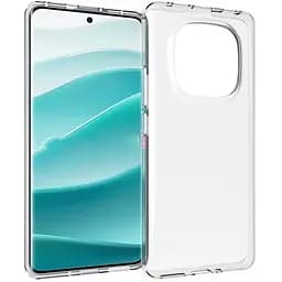 TPU чохол Epik Transparent 1,5mm для Xiaomi Redmi Note 14 Pro+ 5G Безбарвний (прозорий)