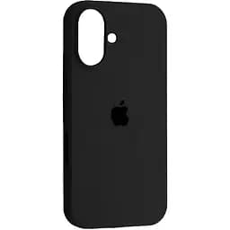 Чехол Silicone Case для Apple iPhone 16 Plus Black AA [115098]