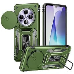 Чехол Epik ударопрочный Camshield Army Ring для Xiaomi Redmi 14C/A4/Poco C75 Оливковый/Army Green