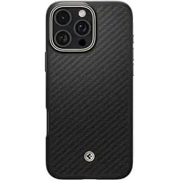 Карбоновий чохол Spigen Enzo Aramid Black Natural для iPhone 16 Pro (ACS08508)