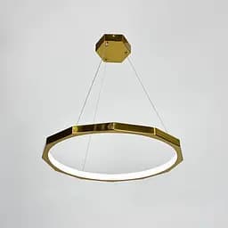 Люстра із підвісним латунним кільцем Ø 50 см | Арт. MJ 239-500 AB | Line F