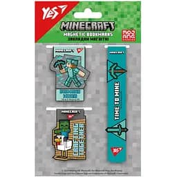 Магнитные закладки Yes Minecraft 3 шт. (708346)