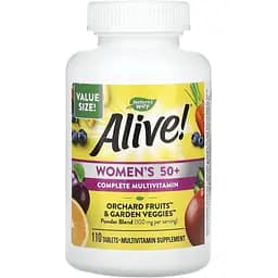 Мультивитамины для женщин Nature's Way Alive! Women's 50+ Complete 110 таблеток