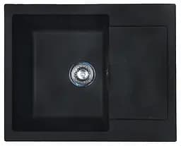 Кухонна мийка Adamant Minimal 615x495x200 чорний металік 000008534, Чорний