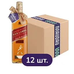Упаковка виски Johnnie Walker Red Label 40% 8.4 л (0.7 л х 12 шт.)