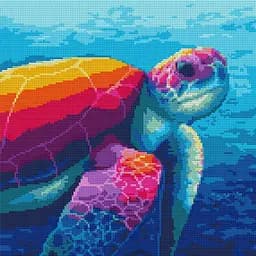 Алмазна мозаїка Santi Черепаха, 40х40 см (954517)