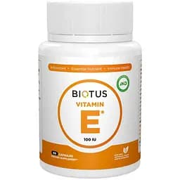 Витамин Е Biotus 100 мг 60 капсул