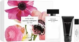Набір Narciso Rodriguez For Her Pure Musc (edp 100ml + edp 10ml + b/lot 50ml) - мініатюра 2
