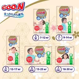 Трусики-підгузки Goo.N Premium Soft 6 2XL (15-25 кг) 30 шт. для дітей унісекс (863230) - мініатюра 7