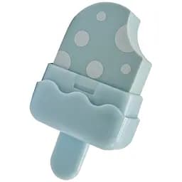 Ластик цветной Color-it Мороженое 1852А синий в футляре