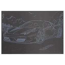 Гравюра А5 "Спорткар-2" ГрА5с-18 економ варіант у пакеті 21 х 14,8 см