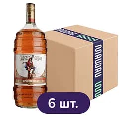 Упаковка ромового напою Captain Morgan Spiced Gold 35% 9 л (1.5 л х 6 шт.)