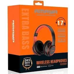 Накладні бездротові навушники Amaya H520F with audio recording Black - мініатюра 2