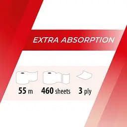 Рушник паперовий Кохавинська папірня Extra Absortion білий  - мініатюра 3