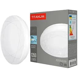 Светильник настенно-потолочный Titanum LED 18W 5000K Орбита (TLCL-185OR)