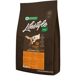 Сухой беззерновой корм Nature's Protection Lifestyle для юниоров всех пород с лососем и крилем 10 кг