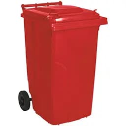 Бак Алеана на колесах 240 л червоний (00-00020593)