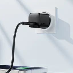 Зарядний пристрій 1xUSB-C 30W Gan A118 Fast Charger black Acefast (6974316284994) - мініатюра 7
