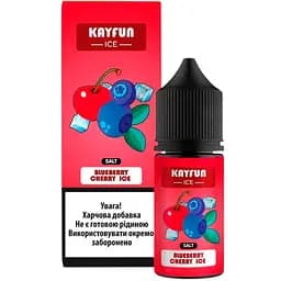 Набор компонентов для самозамеса солевой заправки Flavorlab Kayfun Ice Blueberry Cherry Ice Черника Вишня 30 мл, 0-50 мг (18740)