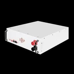 Акумулятор LP LiFePO4 51,2V - 100 Ah (5120Wh) (BMS SP 100A/50А) RM RS485/CAN LCD WH - мініатюра 2