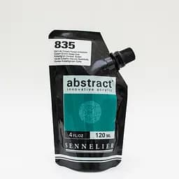 Акрилова фарба Sennelier Abstract, 120 мл, Кобальт зелений глибокий (Cobalt green deep)