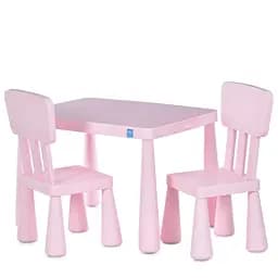 Детский Столик M 6176-8 столешница 76,5х54,5 см, 2 стульчика
