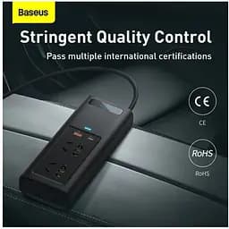 Автомобільний інвертор Baseus In Car Inverter 150W Black [CRNBQ-A01] [62867] - мініатюра 5