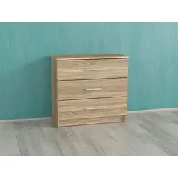 Комод Forte Milton на 3 ящика 710x680x350 мм Дуб сонома (id27-0000-89-sonoma)