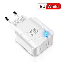 Зарядное устройство XON PowerCharge 40W (PD20) USB Type-C (PCWC040020A0С2W 6105) Белый