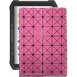 Чехол StatusCASE из экокожи для планшета Speedata SD100 Orion Розовый ромб