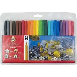 Фломастери  Koh-i-Noor  7710ET, набір 24 кол, поліет.