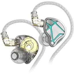 Динамические наушники KZ ESX 10th Anniversary Special Edition с микрофоном Серые
