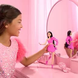 Лялька Barbie Deluxe style Barbiecore Модниця у рожевому костюмі (HYV26) - мініатюра 6
