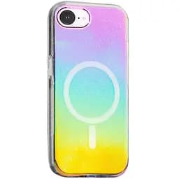 Чохол Epik TPU Galaxy Sparkle MagFit для Apple iPhone 16e 6.1 Chroma+Glitter