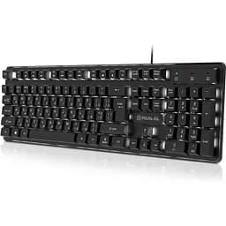 Клавіатура REAL-EL RK-7015 USB Black (EL123100049) - мініатюра 6