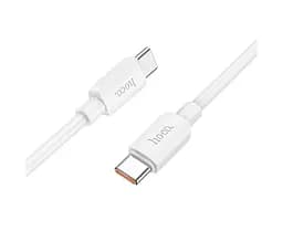 Кабель Hoco X96 Type-C to Type-C швидкісний 100 ВТ білий