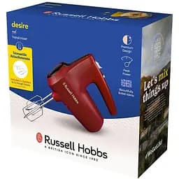 Міксер Russell Hobbs Desire Red 185 Вт червоний (27150-56) - мініатюра 3