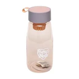 Пластикова пляшка для води із ситечком Bambi 2315 0.7 літра Рожевий