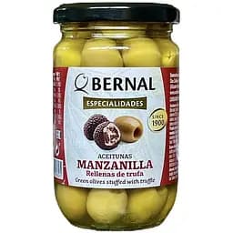 Оливки Bernal фаршировані пастою з трюфеля 300 г