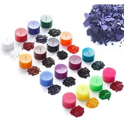 Краситель для изготовления свечей Alexes SB-002, 16 цветов по 2,8 грамм