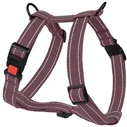 Шлея для собак Barksi Cotton Н-подібна S 20-30х36-60х1.6 см черрі