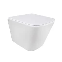 Унитаз подвесной Qtap Tern безободковый с сиденьем Soft-close QT1733052ERW, Белый