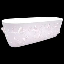 Горщик для квітів Alyaplastik балконний 3D, 7.3 л, рожевий (ALY112pink)