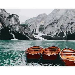 Картина по номерам Човни на озері ArtStory 50х65 см різнокольорова 000169349