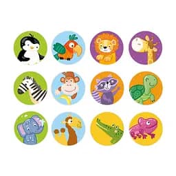 Настільна карткова гра для дітей DoDo Дикі тварини 301238 12 фішок - мініатюра 3
