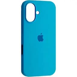 Чехол Silicone Case для Apple iPhone 16 Plus Blue AA [115102]