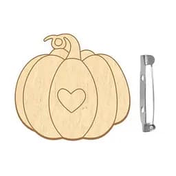 Заготовка броши для раскрашивания "Романтическая тыква" Fabrika Decoru FDZB-100