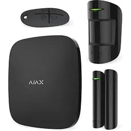 Комплект бездротової сигналізації Ajax StarterKit black (Hub/MotionProtect/DoorProtect/SpaceControl)