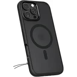 Прозорий чохол Spigen Ultra Hybrid MagSafe Frost Black для iPhone 16 Pro Max (ACS08003) - мініатюра 3