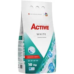 Уцінка. Порошок для прання Active White з ароматом свіжості поліпропіленовий пакет 10 кг 